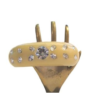 Bracelet Vintage Rhinestone Thermoplastic Clamper